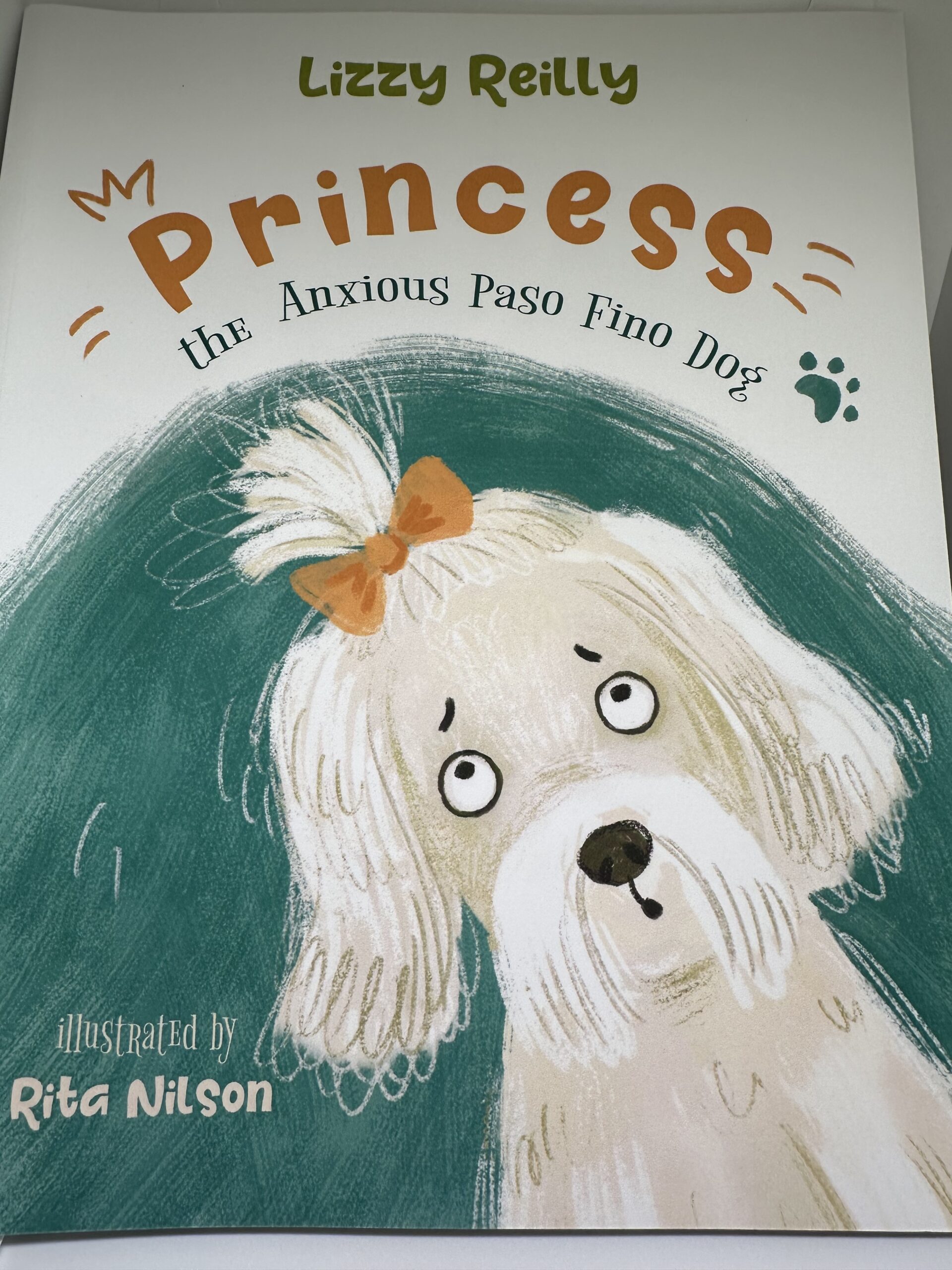 Book in English Princess the Anxious Paso Fino Dog